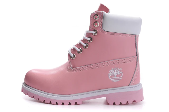 pink and grey timberland boots