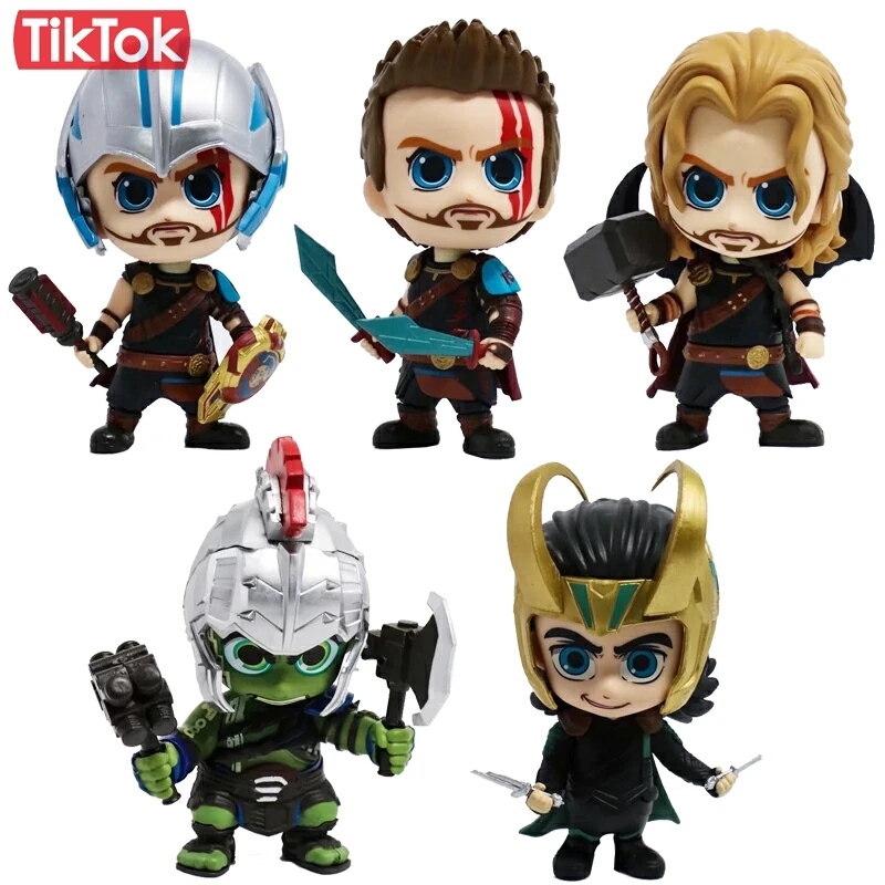 Nendoroid Cute Thor 3 Ragnarok Loki Bruce Banner Hulk Arena Warrior