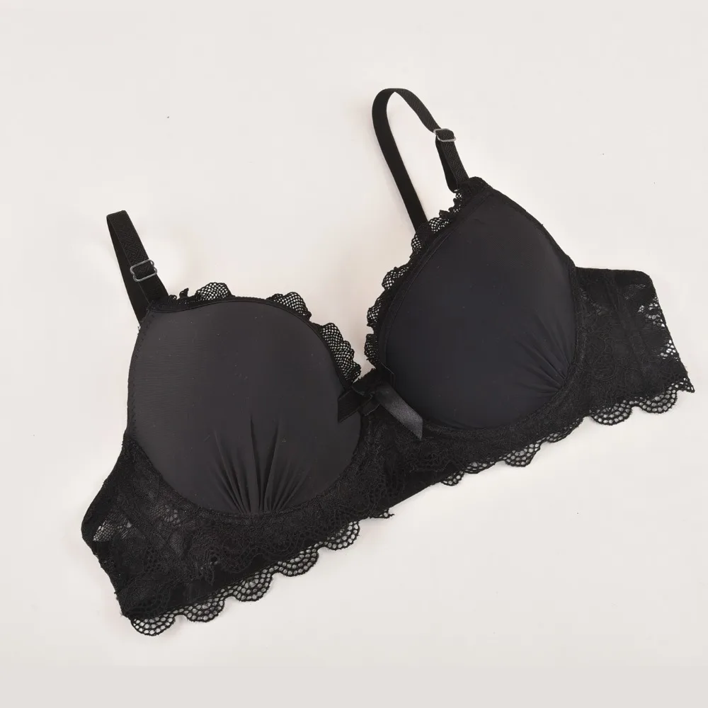 Sexy lace up fluorescence Color push up bra women lingerie Big size bra Deep v bralette top intimates high-end soutien gorge 5 Sexy lace up fluorescence Color push up bra women lingerie Big size bra Deep v bralette top intimates high-end soutien gorge - Image 5
