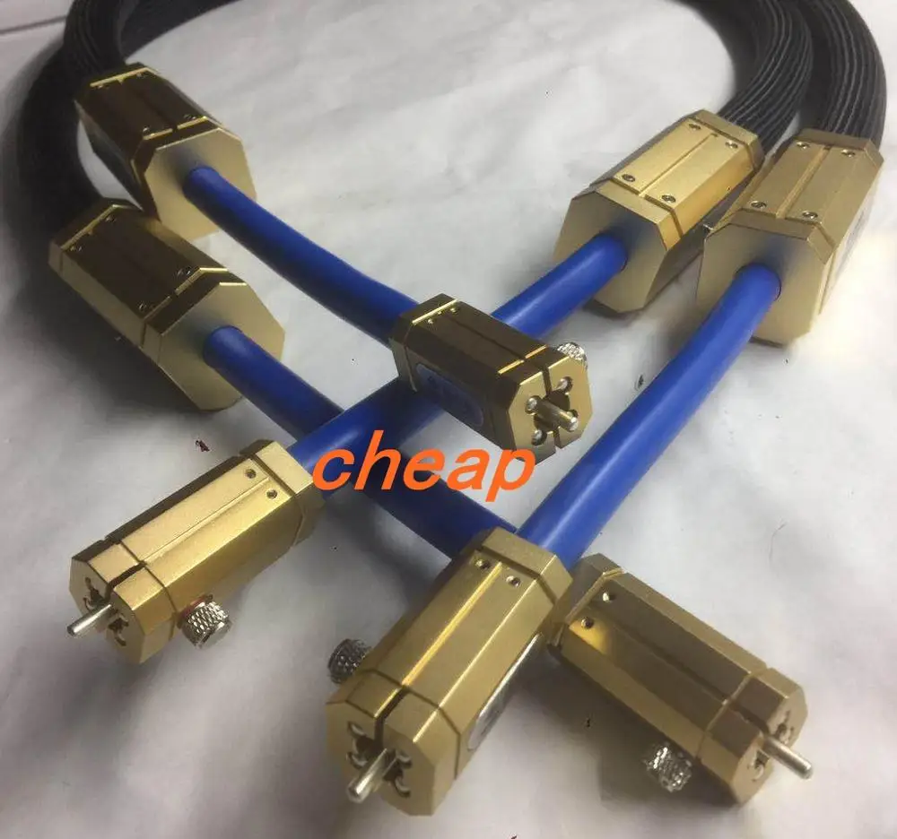 

Hi-End Silte Triple Crown RCA Audio Interconnect Cable GOLD RCA