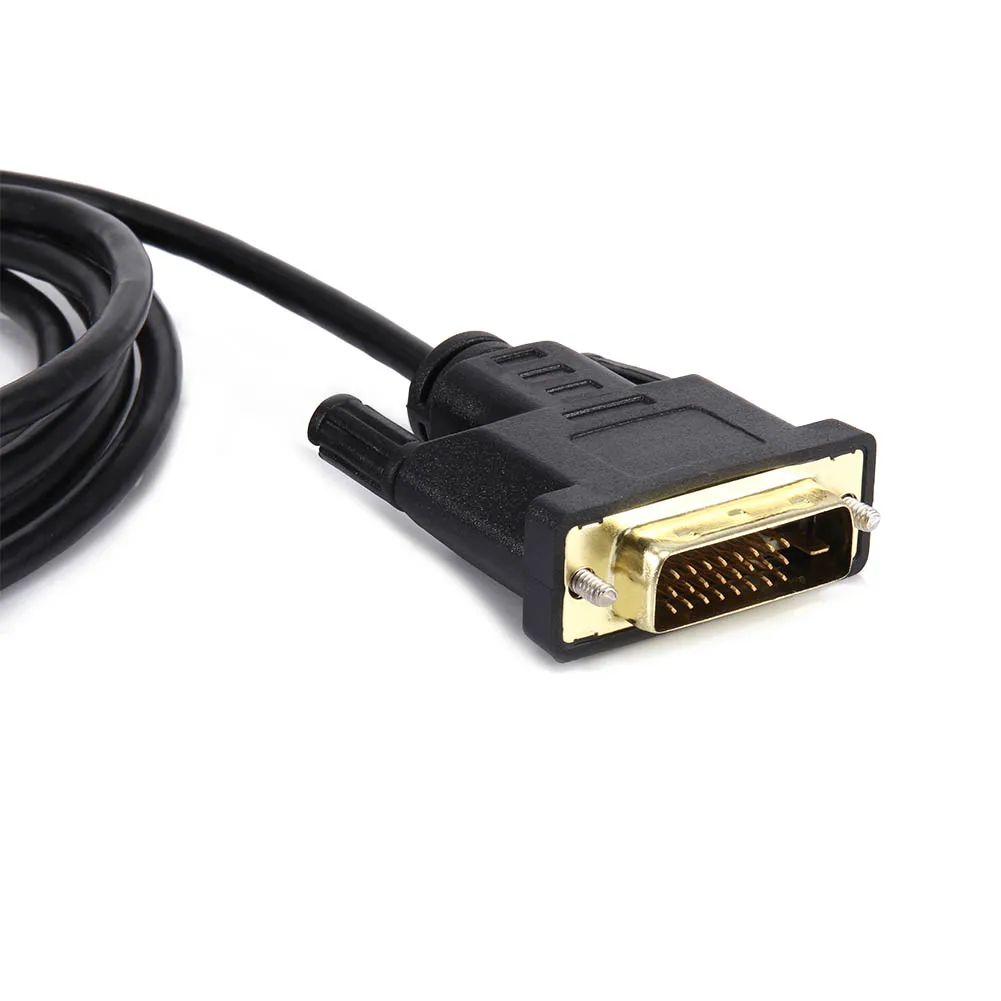 0,3/1/1,8 м DVI адаптер Micro HDMI кабель DVI 24+ 1 штыревый разъем кабель со штыревыми соединителями на обоих концах для подключения кабели для телефона PC ТВ JFlyer