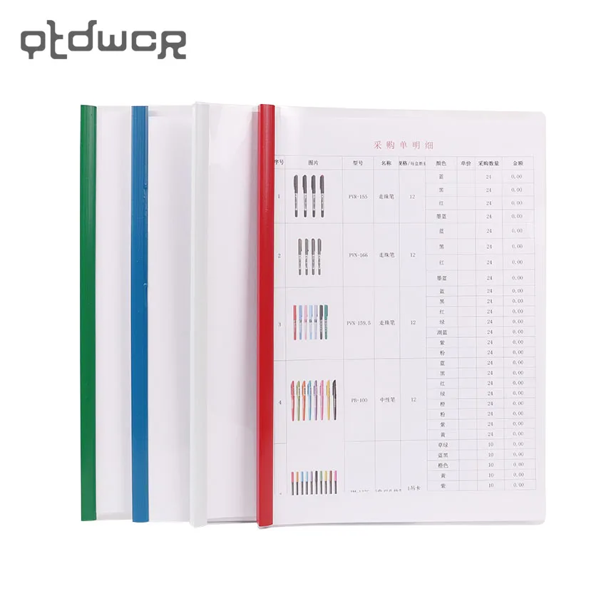 1 шт. модная папка для документов из ПВХ A4|document folder|file folderfashion file folder |