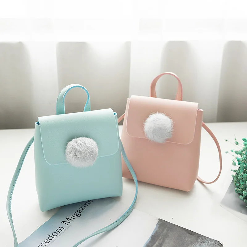 

Free Shipping Sweet College Wind Mini Shoulder Bag High Quality Pu Leather Fashion Color Small Inclined shoulder bag Female bag