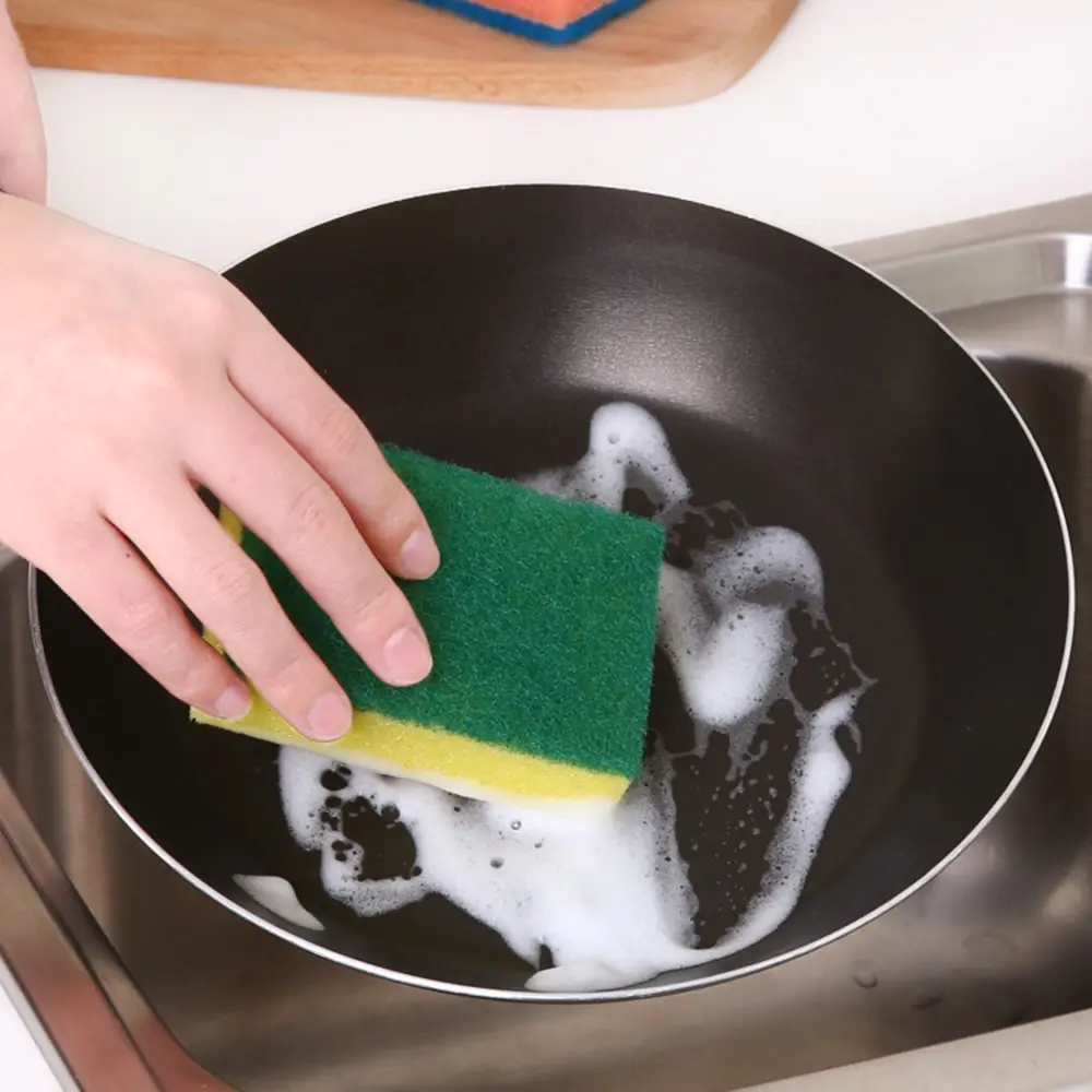 

Magic Sponge Kitchen Sponge Cleaner for Kitchen Office Bathroom Cleaning Sponge Dish Brush Cleaner Scouring Pad