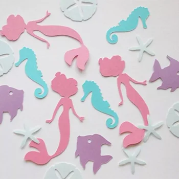 

starfish Mermaid Table Confetti headband baby bridal shower Bachelorette party Birthday beach wedding Bridesmaid Decoration gift