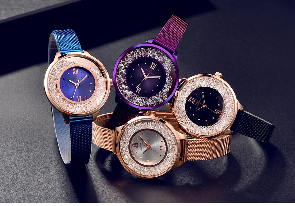 IBSO Brand Women Fashion Watch 2018 Mesh Strap Watch Female Watch 17