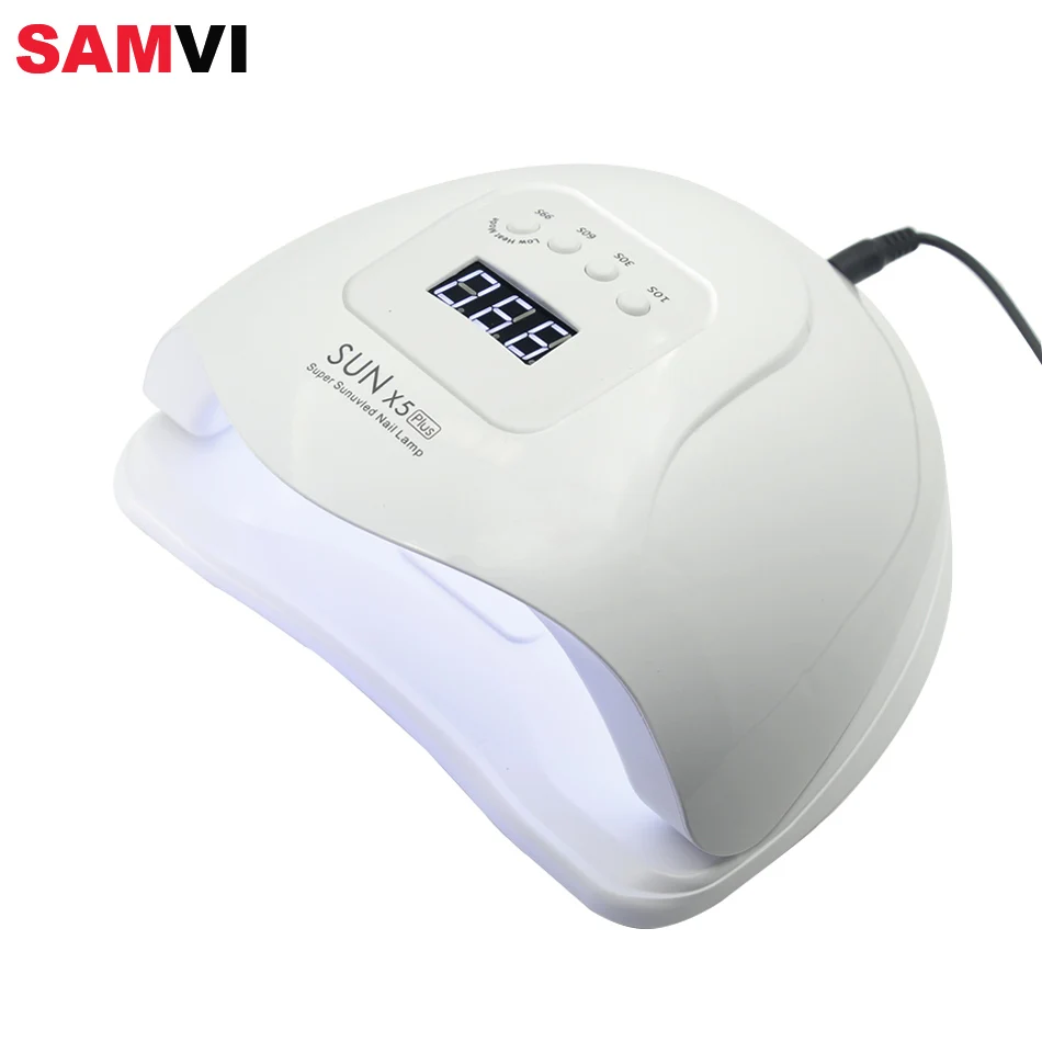 

SAMVI 80W 10S/30S/60S/99S Timer Setting Sensor UV LED Nail Dryer LEDs Lamp For Nail Fast Drying Gel Polish Nail