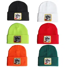 Аниме Dragon Ball Сон Гоку шапочки кепки для женщин и мужчин Зимние трикотажные шапки Хип Хоп унисекс мягкие береты-кепки