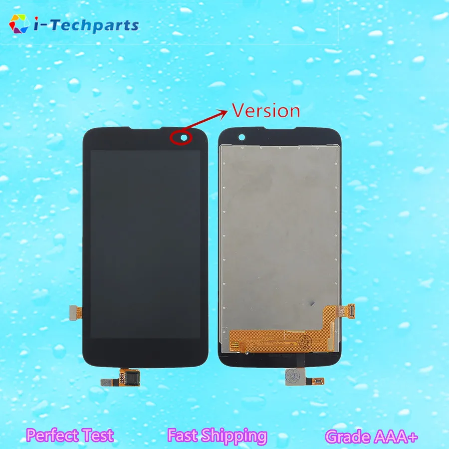 

Original For LG K4 LCD Display + Touch Digitizer Screen Assembly with Logo 5.0inch LTE K120AR K120E K121 K130E