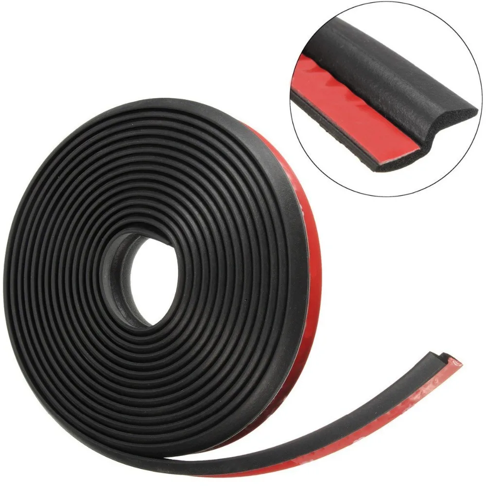 

13Ft 4M Z Shape Car Door Rubber Seal Trim Seal Weatherstrip Hollow for Truck Motor Protector Guard