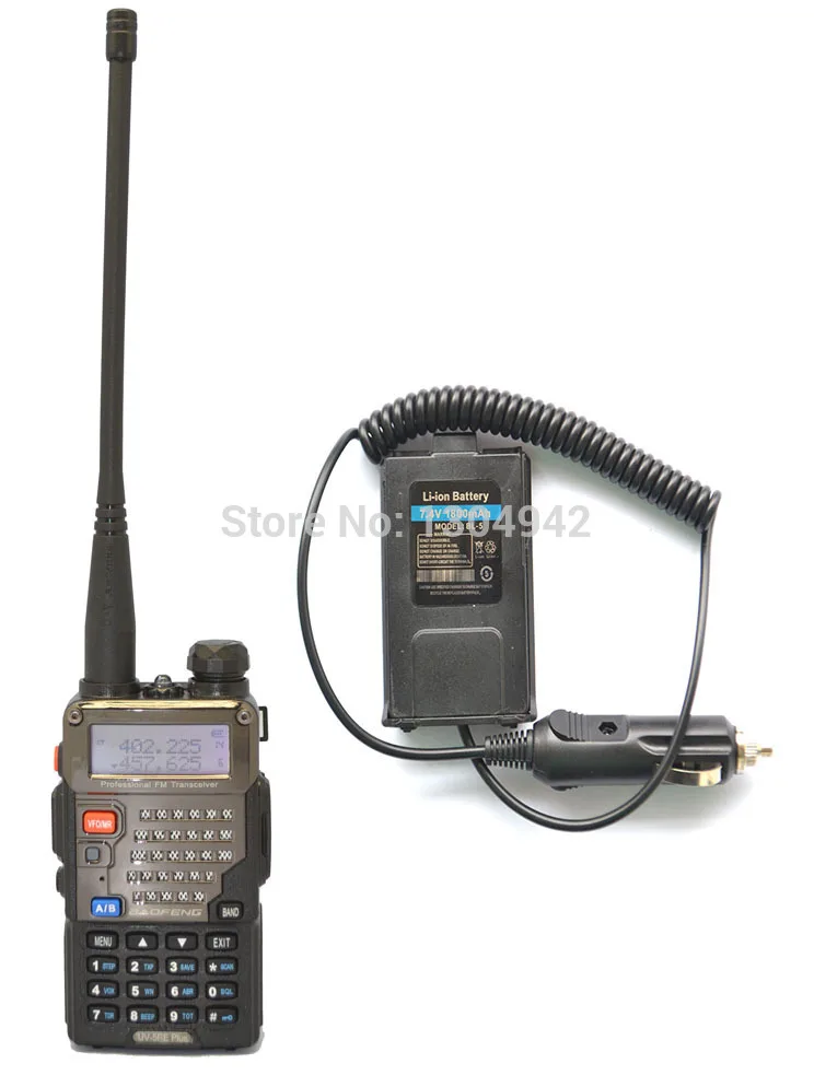 

BAOFENG UV-5RE PLUS VHF/UHF Dual Band Walkie Talkie +Original Battery Eliminator Handy Hunting Radio Receiver With Headfone