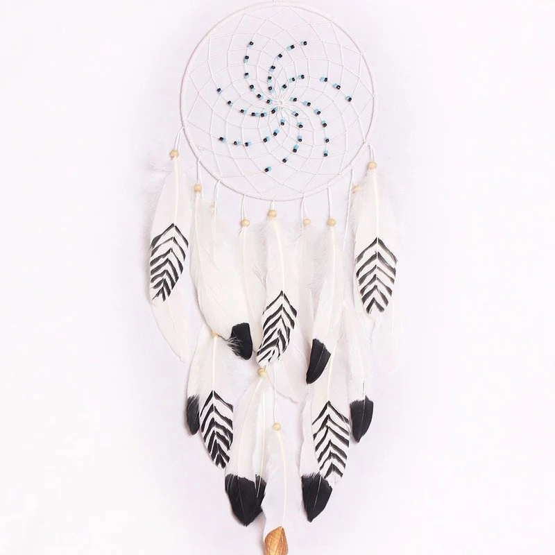 2019 new White Big Indian Hanging Dream Catcher Handmade Craft Car Wall Decoration
