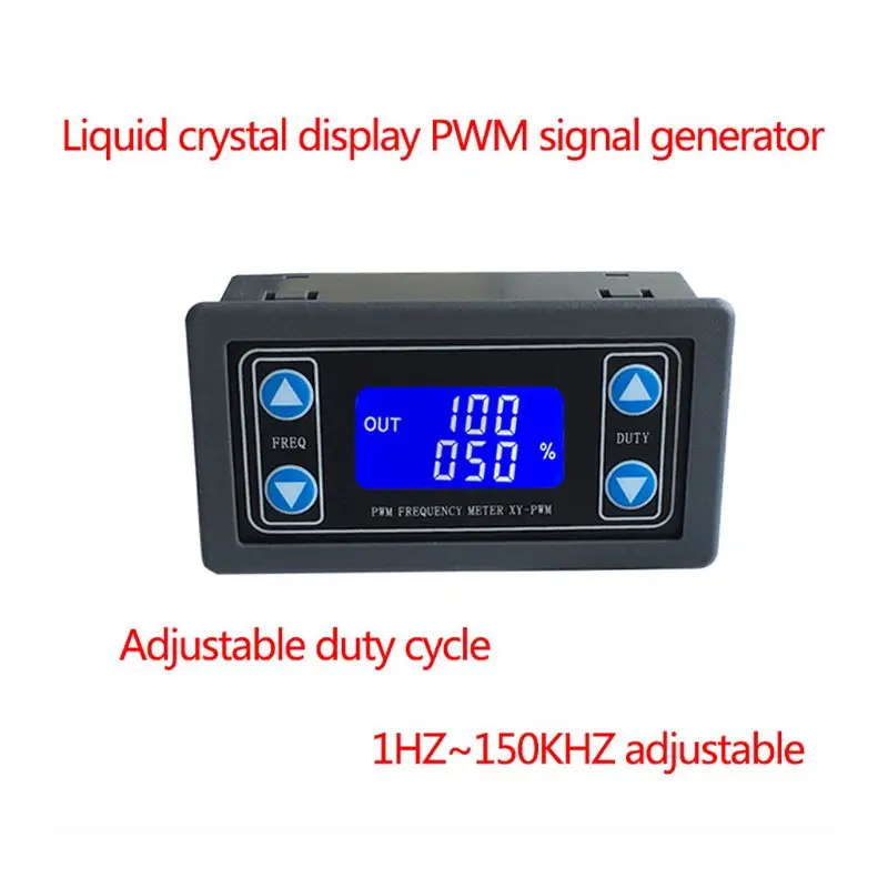 

1PC 1Hz-150KHz PWM Pulse Frequency Duty Cycle Adjustable Module Signal Generator