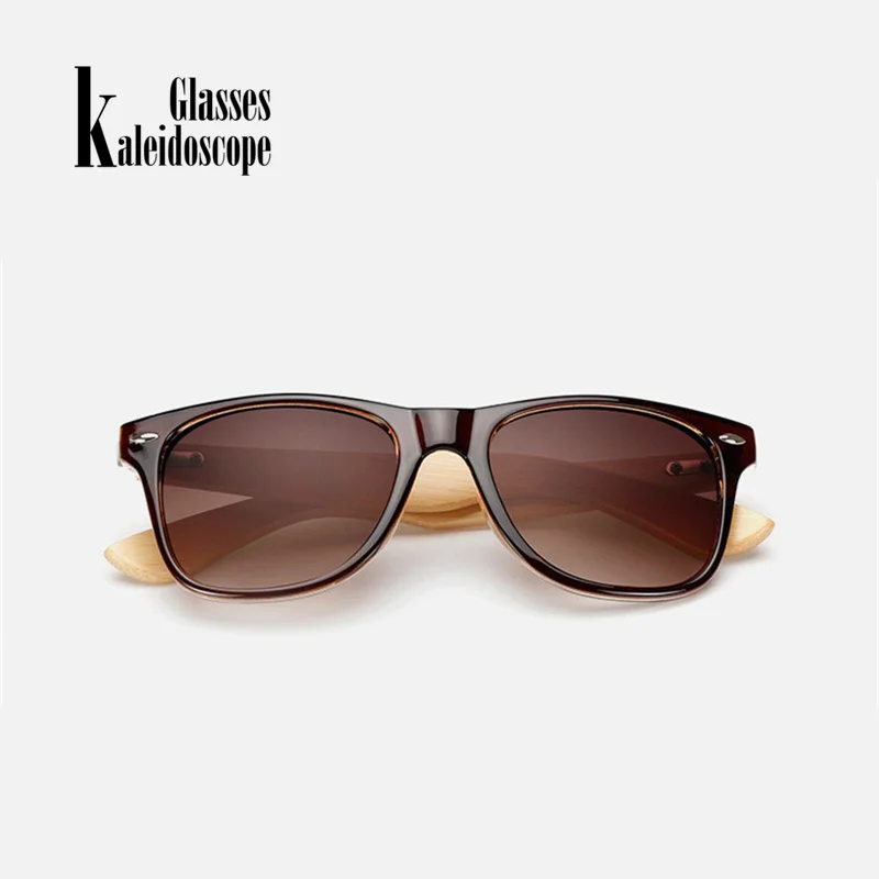 Калейдоскоп очки бамбука солнцезащитные очки для Для мужчин Для женщин очки Винтаж Дерево Солнцезащитные очки Мужской деревянные ножки очки