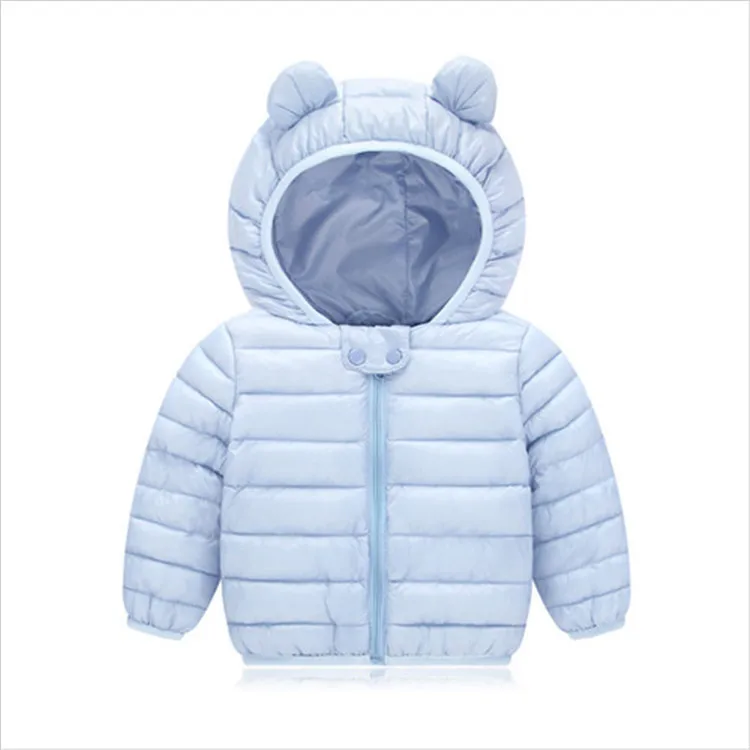 Fanfiluca Toddler Coat Black Hooded Warm Winter Coat Girls Cotton Waistcoat Infant For Baby Boy Jacket Kids Parka Outerwear008