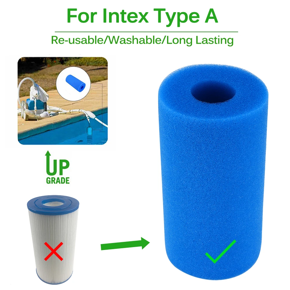 kolam renang filter busa intex tipe spons bisa dicuci biofoam filter air bersih busa pool kolam piscine