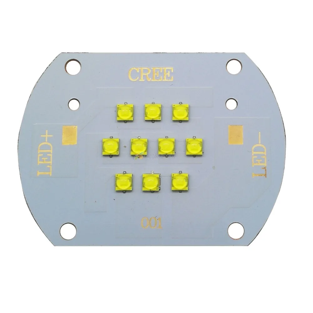 Светодиодная лампа повышенной мощности Cree XLamp XTE 50 Вт 100 лампочка 10D 20D цвет
