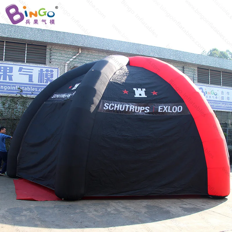  Factory direct sale 8X4 meters inflatable advertising tent with 6 legs for promotion customized eve