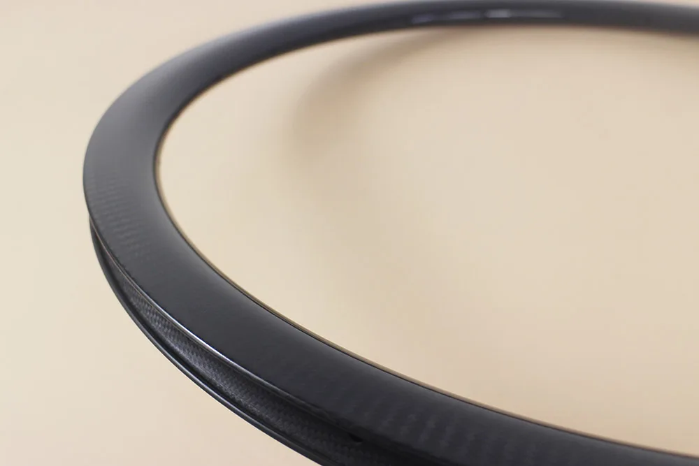 super light road clincher carbon bicycle rim 30 x 23 mm CX cyclocross disc brake carbon rim internal nipples no braking track