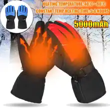 Electric Thermal Heated Gloves USB Hand Warmer Rechargeable Battery for Motorcycle Skiing Gloves Drop Shipping