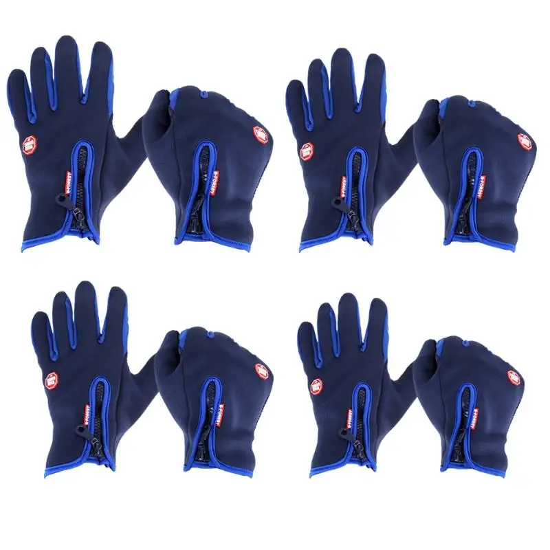 

Fashion Touch Screen Cycling Gloves Full Finger Winter Outdoor Sport Gloves Windproof Warm Waterproof Men Women Bicycle Gloves