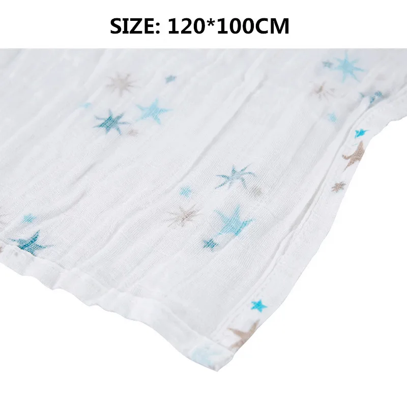 [Simfamily] хлопковое муслиновое детское одеяло с принтом фруктов постельные принадлежности для младенцев пеленки для новорожденных одеяло