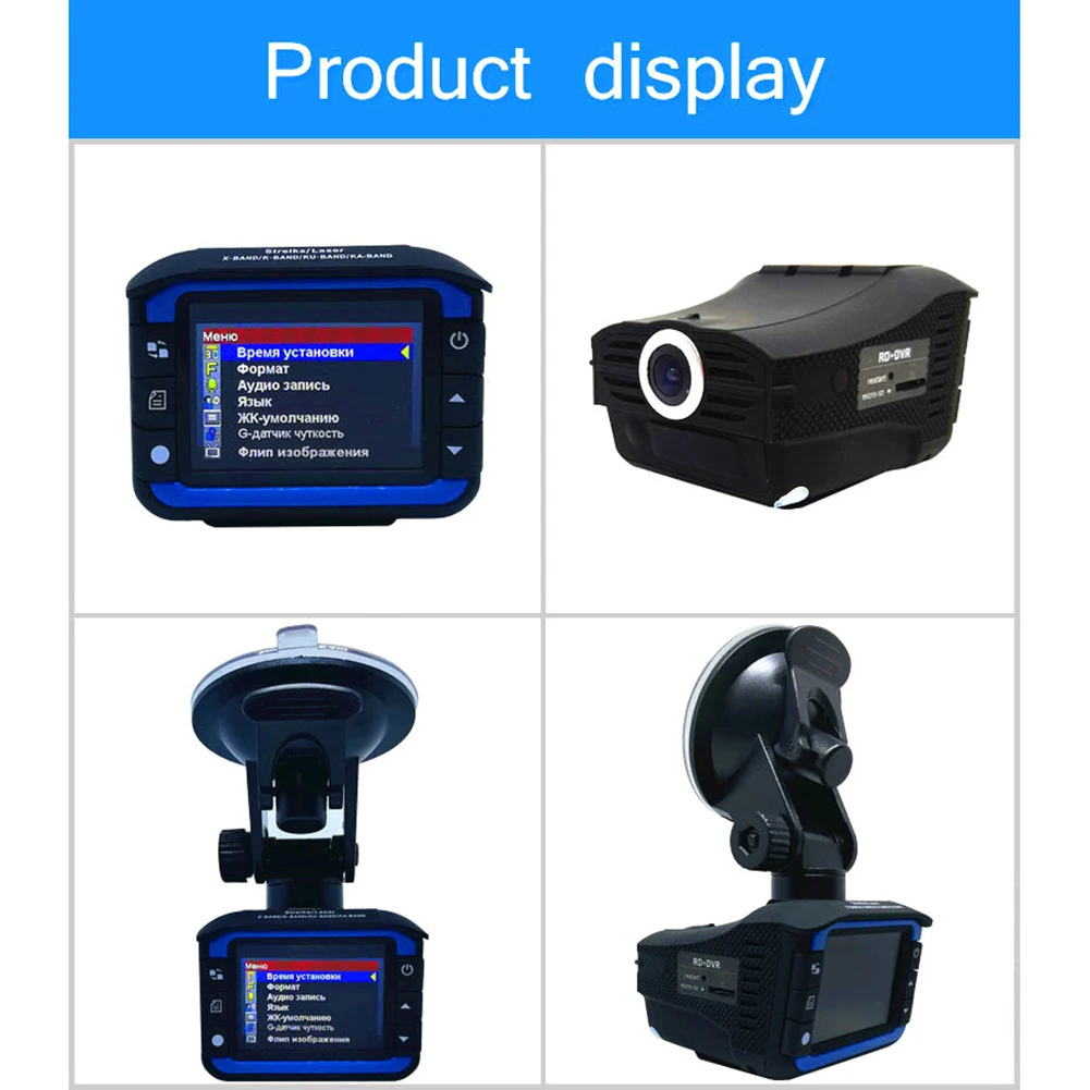 2 в 1 антилазерный автомобильный радар-детектор, видеорегистратор, Автомобильный видеорегистратор, камера 140 градусов, Dashcam HD 720 P, английский и русский язык
