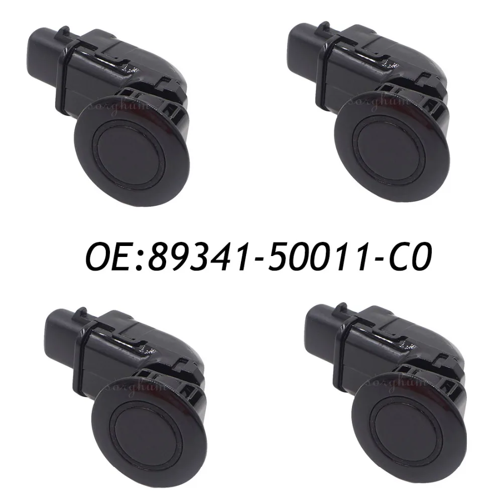 4PCS 89341-50011-C0 89341-50011 PDC Ultrasonic Backup Object Parking Sensor For 2001-2006 Lexus LS430 8934150011