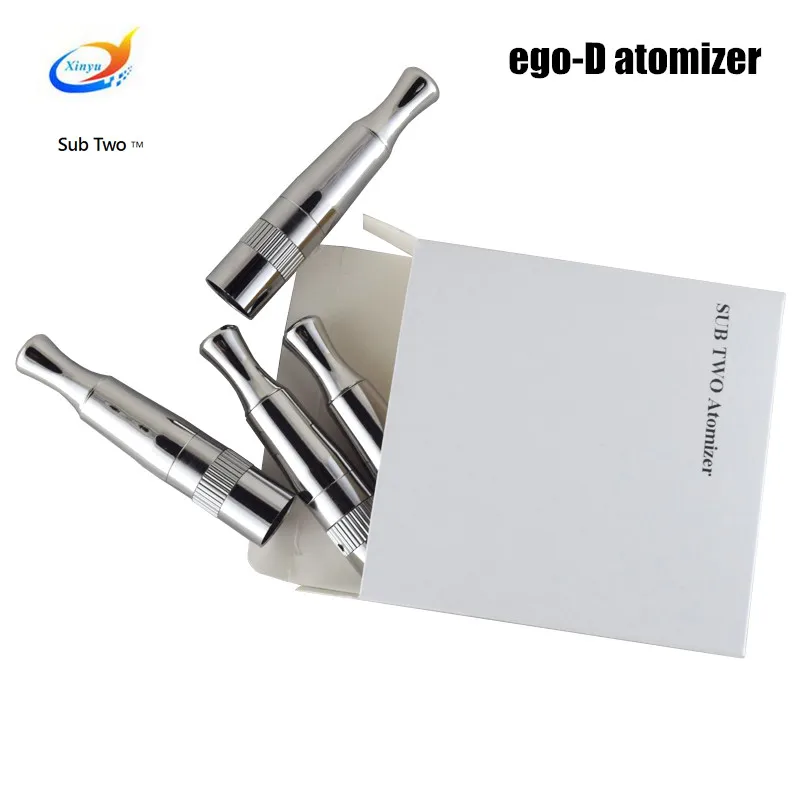 

5pcs/lot ego-d for wax atomizer Electronic cigarette vaporizer double quartz coil vape kits RDA RDTA Adjustable airflow tank