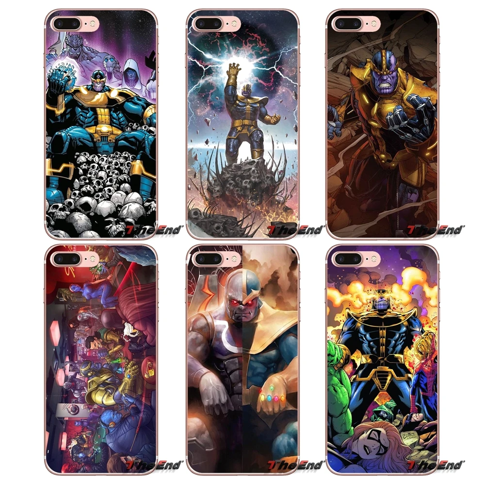 

For Huawei G7 G8 Ascend P7 P8 P9 Lite Honor 4C 5X 5C 6X Mate 7 8 9 Y3 Y5 Y6 II Pro Avengers marvel concept Toys Thanos Case