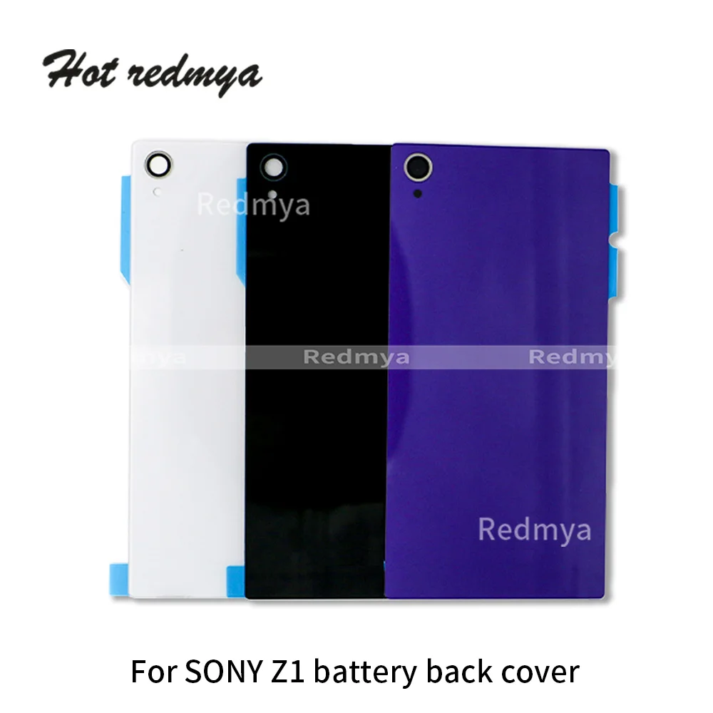 

Battery Back Housing Glass Cover For Sony Xperia Z1 L39h Z1 Compact mini Z2 L50w Z3 mini Copact Door Rear Cover Chassis+Sticker