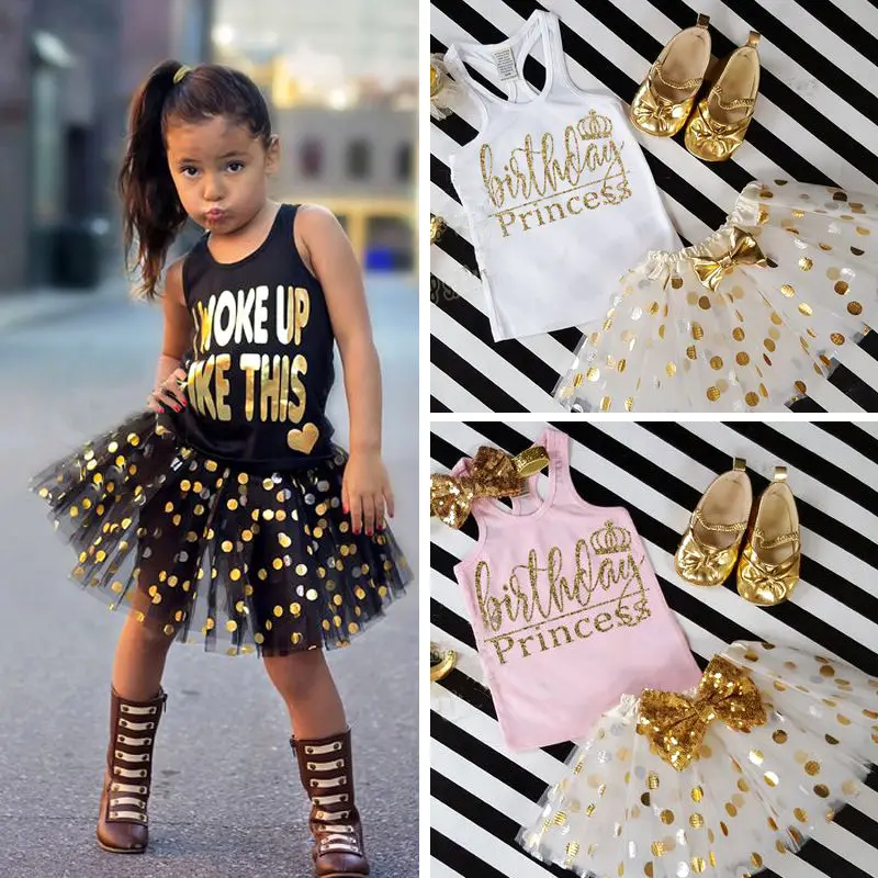 2 шт. детская юбка пачка футболка и юбка|outfit set|tutu outfit2pcs set |