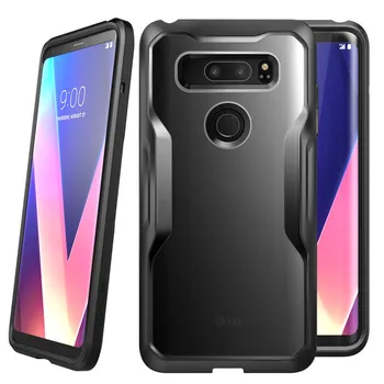 

For LG V30 Case SUPCASE UB Premium Hybrid Protective Clear Frost TPU Bumper + PC Cover For LG V30s, V30 Plus (2017 Release)