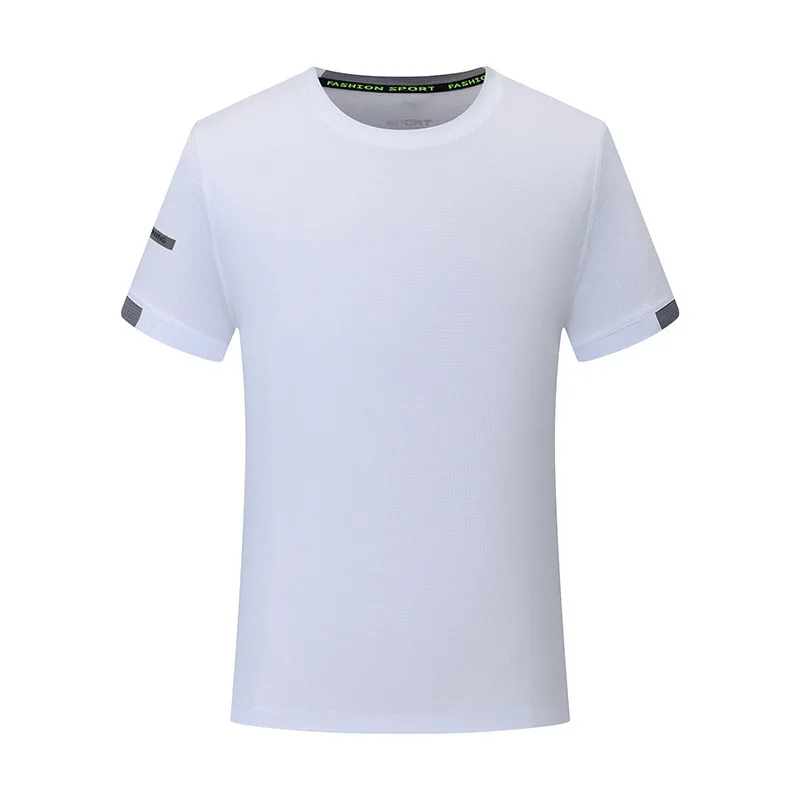 New Fashion Men T Shirts Summer Sports Running Top Tees Mens Clothing Short Sleeve Casual O Neck Summer Fitness Tshirt Sportwear