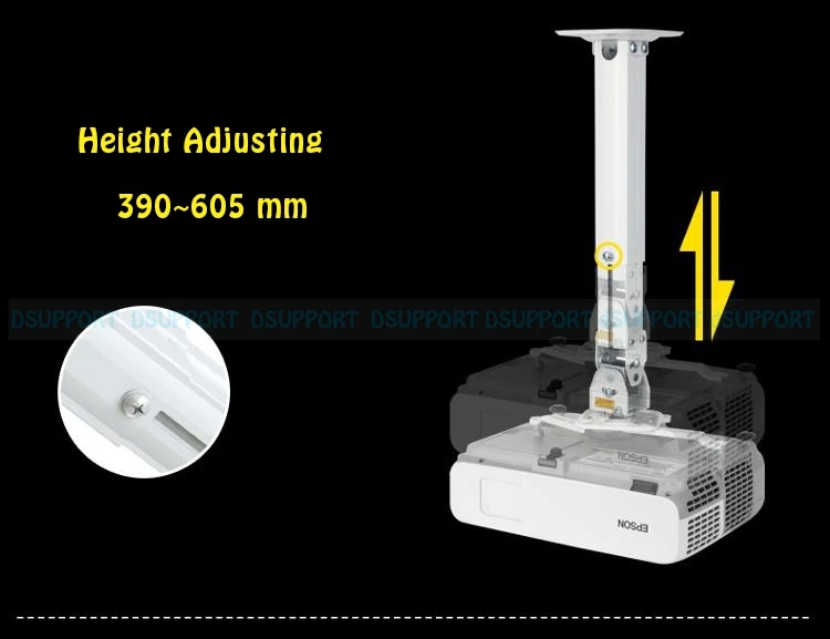Универсальное крепление для проектора NBT817-60 кронштейны для проектора с полным движением длина от потолка 15,"-23,8"(390-605 мм) загрузка 25 фунтов