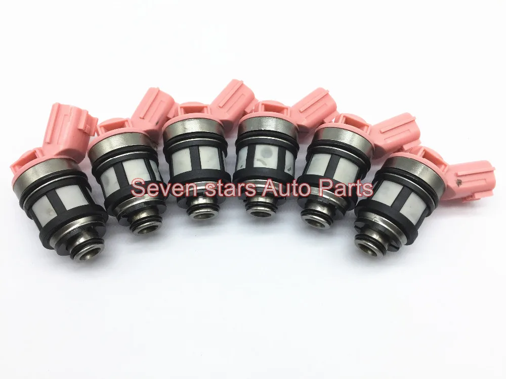 6 шт. Топливные форсунки 166009S200 166001B000 для Nissan 3.0L 3.3L 1996-2004 16600-9S200 JS23-4 16600-9S200