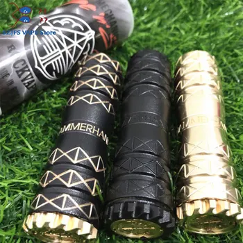 

2019 Newest arrival subtwo mod 18650 battery 25mm brass Mechanical Vaporizer body vs HAMMERHAND mod Get Low V3 Elthunder mod