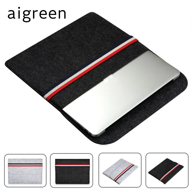 2020 Newest Woole Felt Sleeve Case For Macbook Laptop Air,pro,retina 13",13.3", Bag For Air 11.6
