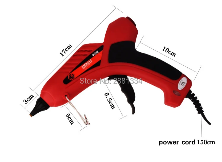 Высокого качества hm9080 термоплавкий Пистолеты для склеивания для тепла клей прививки Fit 11 мм палочки высокого качества температуры ремонт