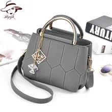 Новинка, модная женская Повседневная сумка с кисточками, Классическая сумка через плечо из искусственной кожи, женская сумка через плечо