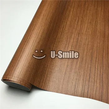 شراءشريط لاصق ذاتي اللصق من خشب الساج للسيارات ملصق لاصق من الفينيل الخشبي لأثاث الجدران حجم السيارة الداخلي: 1.24X5 0 متر/لفة (4ftX165ft)