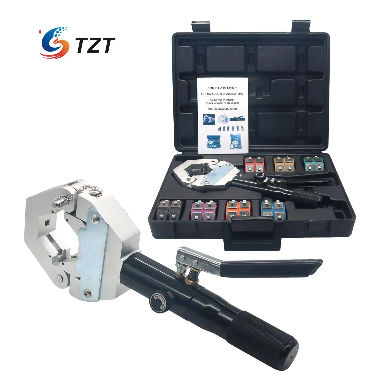 1500 Hydra Krimp A/C Hose Hydraulic Crimper Kit Air Conditioning System