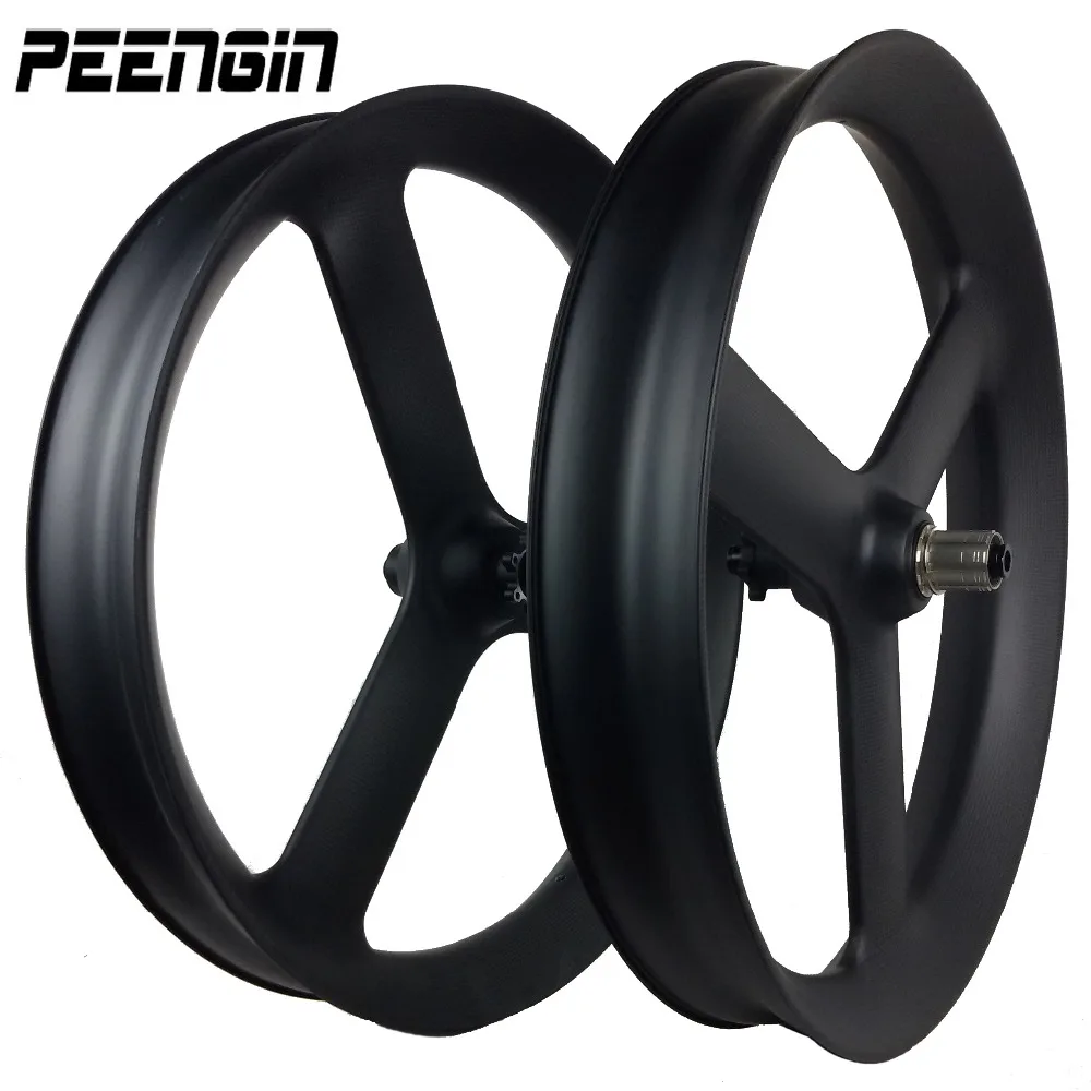 

26er Snow 3 Ride Wheel Carbon Fat Bike Tri Spoke Wheelset 90x40mm Tubeless Thru Axle Hub Front 135/150mm Rear 170/177/190/197mm