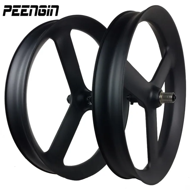 26er snow 3 spoke wheel carbon fat bike tri spoke wheelset 90x40mm tubeless thru axle hub front 26er snow 3 spoke wheel carbon fat bike tri spoke wheelset 90x40mm tubeless thru axle hub front