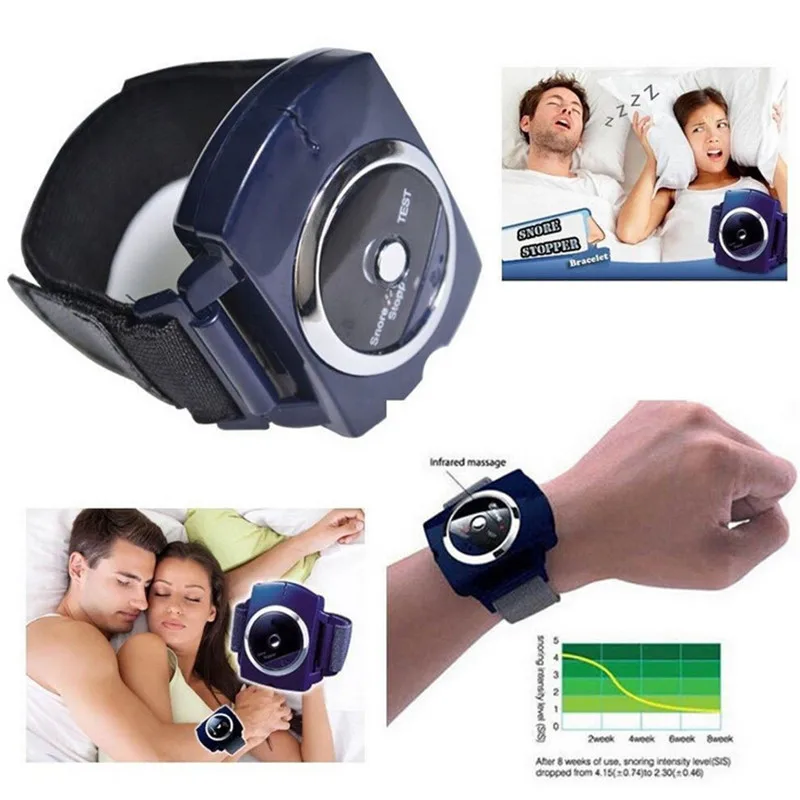 Smart Snore Stopper устройства авто от храпа браслет часы помощи биосенсоров храп
