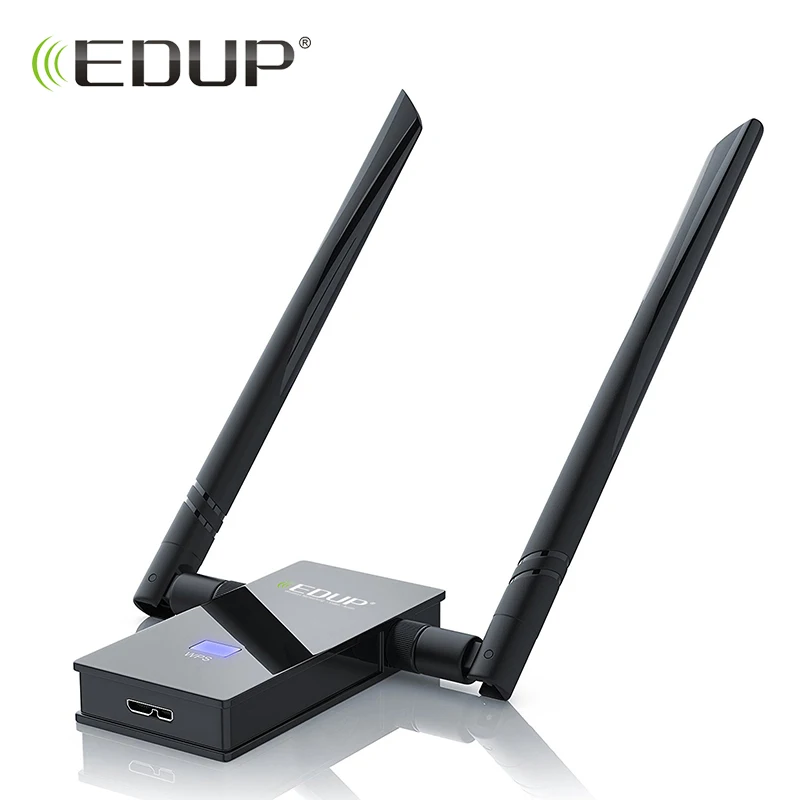 EDUP usb wifi адаптер 1200 Мбит/с 5 ГГц с высоким коэффициентом усиления wifi антенна 802.11ac дальний wifi приемник usb 3,0 Wi-Fi ethernet адаптер