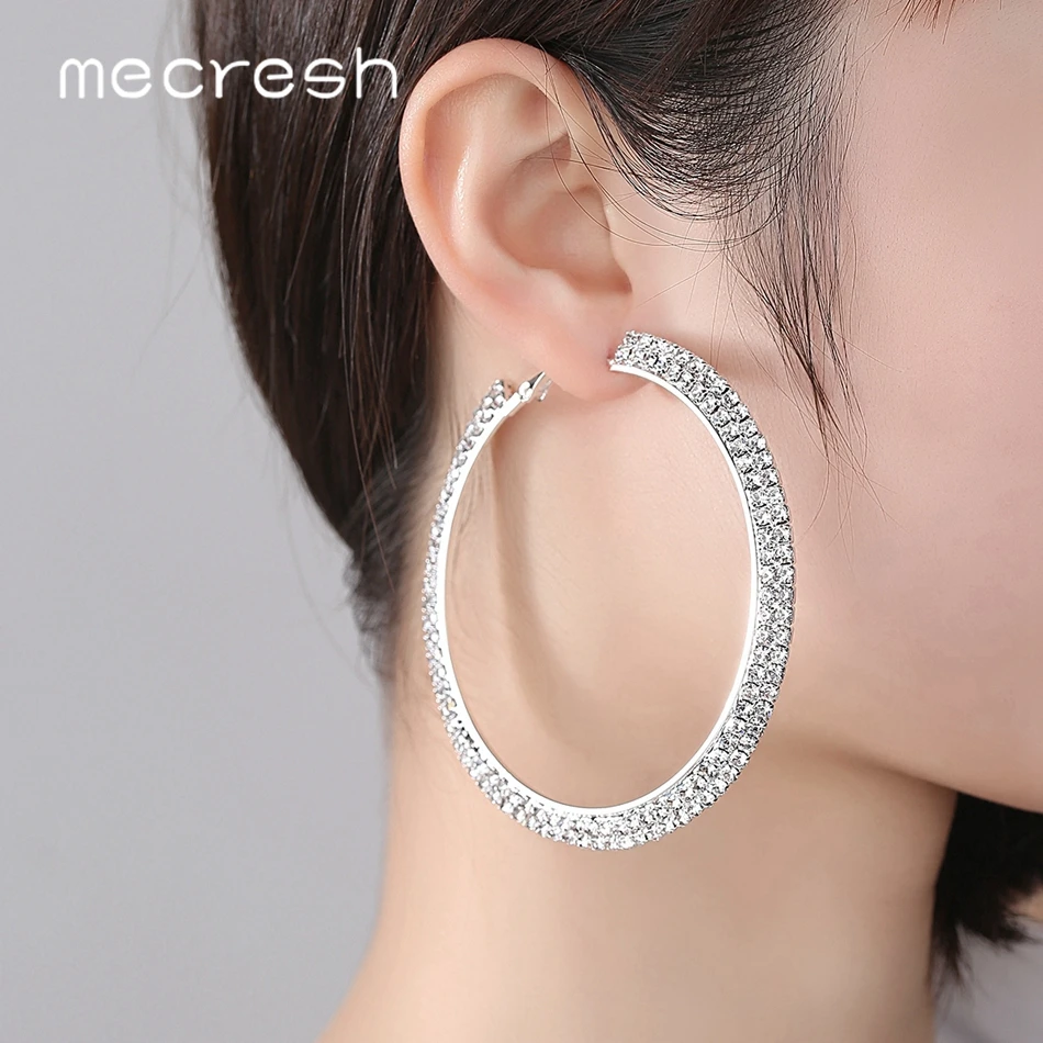 Us 1 98 40 Off Mecresh Rhinestone Circle Round Hoop Earrings 2019 Women S Earring Crystal Minimalist Fashion Jewelry 60 70 80mm Eh1373 In Us 1 98 40 Off Mecresh Rhinestone Circle Round Hoop Earrings 2019 Women S Earring Crystal Minimalist Fashion Jewelry 60 70 80mm Eh1373 In