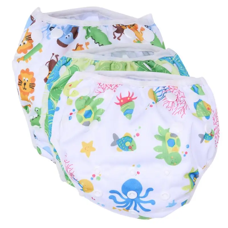 

Unisex One Size Baby Diapers Waterproof Adjustable Newborn Swim Pool Pants Swim Diaper Reusable Washable Infant Pool Cloth Cover