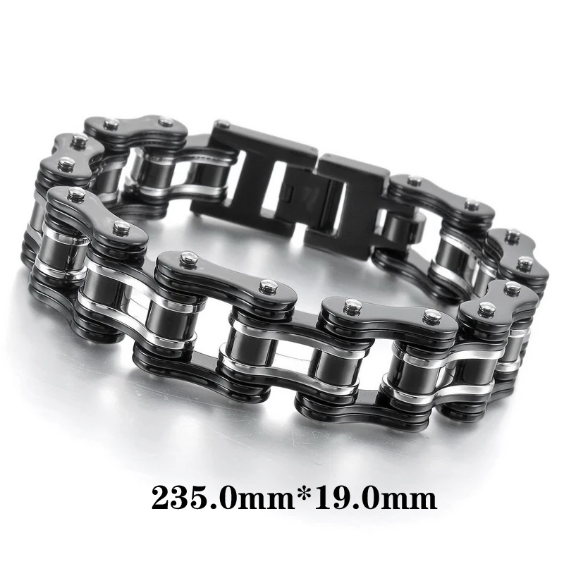 

New Fashionable Hollow Openwork Bracelet Stainless Steel Bracele Bracelet Punk Rock Bracelet Design For Men Size 19.0 x 235.0 mm