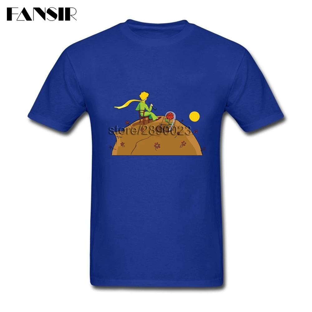 

Geek Tshirts Man The Little Prince Men T Shirts 100% Cotton Short Sleeve Family Clothes Tops